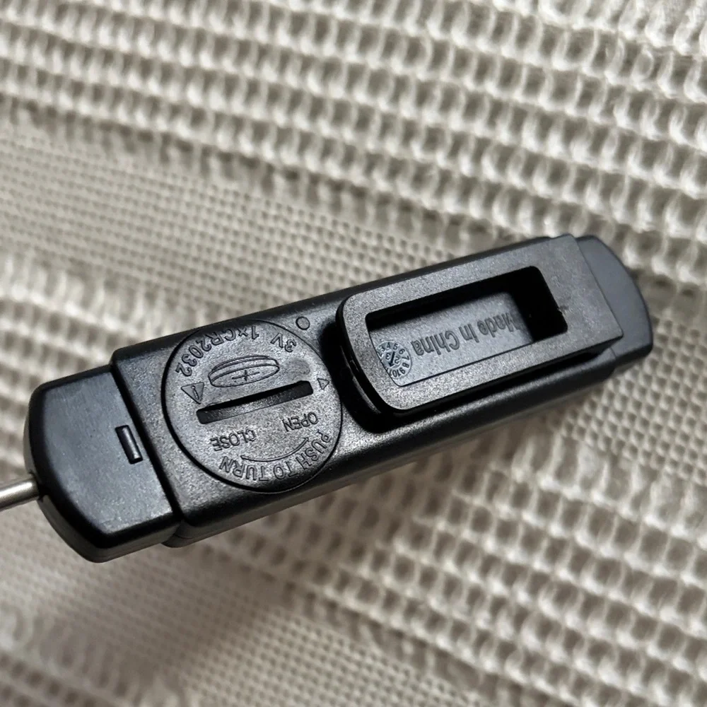 Crate&Barrel Black Digital Thermometer